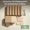 WOOWOOD Wandkratzbaum für Katzen, deckenhoch bis 206 cm, Produktbild-Vorschau 7