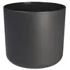 A dark gray cylindrical planter pot is shown against a white background. Anteprima dell’immagine prodotto