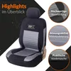 Auto-Sitzbezüge Universal Set Schonbezüge Schwarz Produktbild-Vorschau 2