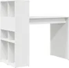 vidaXL Scrivania con ripiano Bianco 108 x 55 x 103,5 cm Anteprima dell’immagine prodotto 7