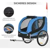 PawHut Fahrradanhänger Hundeanhänger Hunde Fahrrad Tier Produktbild-Vorschau 7