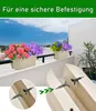 2er Set Balkon Geländer Blumenkasten, Geländertopf, Produktbild-Vorschau 4