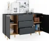 Kredenc Vicco Nautica Antracit 138 x 82 cm, Model 36741 Náhled obrázku produktu 8