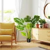 Plante artificielle 830-431, monstera, pot en plastique, Voir les images du produit 6