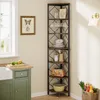 A corner shelf unit in a kitchen, styled with kitchenware and decorative items. Podgląd zdjęcia produktu
