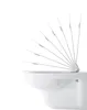 Siège de WC Duravit D-Code Compact, charnières en Anteprima dell’immagine prodotto 3