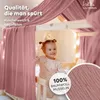 Hausbetthimmel Baumwoll Musselin Betthimmel Kinder Hausbett Produktbild-Vorschau 2