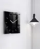 Schöne Uhr aus gehärtetem Glas Leiser Mechanismus Produktbild-Vorschau 3