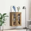 vidaXL Armadio a muro in rovere Artisan 69,5 x 34 x 90 cm Anteprima dell’immagine prodotto 4