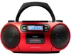 Radio cassette CD/Radio FM/Cassette/USB/BT Rouge Voir les images du produit 1