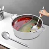 Shabu Shabu Hot Pot - Geteilter Topf - 32 cm - 304 Produktbild-Vorschau 4