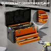Coffre à outils HOMCOM, 49,7 x 25,3 x 28,9 cm, avec tiroir Voir les images du produit 6
