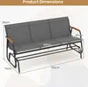 Product dimensions for a garden bench. Podgląd zdjęcia produktu