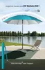 Sonnenschirm Strand Ø 180 cm SunnyJoy, Türkis - UPF 50+ Produktbild-Vorschau 3