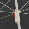 vidaXL Ombrellone con palo in acciaio antracite 180 cm Anteprima dell’immagine prodotto 3