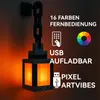 Pixelated Lantern Nachtlicht mit fernbedienung，16-farbiges Produktbild-Vorschau 2