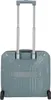 The back view of a rolling suitcase with its handle extended. Produktbild-Vorschau