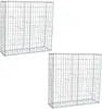 Gabionen 100 x 100 x 30 cm 2er Set Stein Korb Draht Gitter Produktbild-Vorschau 1