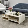 HOMIDEA DUX Table basse de salon avec rangement, design Voir les images du produit 2