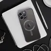 A smartphone case with MagSafe is placed on a notebook next to a pen and some jewelry. Produktbild-Vorschau