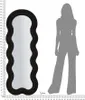 Lustro ścienne w materiałowej ramie TEDDY, 160 cm Podgląd zdjęcia produktu 8