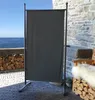 Paravent Outdoor Wetterfest 180 x 78 cm Grau | Raumteiler Produktbild-Vorschau 7