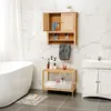 Badezimmerschrank hängend - Bambus holz - Hängender Schrank Produktbild-Vorschau 4