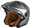 Jethelm Motorradhelm Halbschalenhelm mit Doppelvisier Produktbild-Vorschau 1