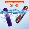 Two vacuum cleaner brush rolls submerged in water, with bubbles indicating cleaning. Produktbild-Vorschau