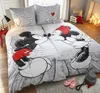 Disney Mickey + Minnie Mouse 4-teilig Partner Bettwäsche / Produktbild-Vorschau 2