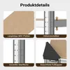 Scaffalatura per carichi pesanti Wiltec 100x50x200cm, Anteprima dell’immagine prodotto 13