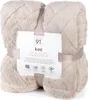 Koc mikroflano CARO 170x210 beżowy 340 GSM puszysty Podgląd zdjęcia produktu 4