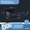 Sanics Manta WC-Rollenhalter ohne Bohren - Selbstklebender Produktbild-Vorschau 2