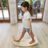 Balanceboard aus Holz für Kinder (Hellgrau) Produktbild-Vorschau 2