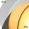 ZMH lampa sufitowa okrągła lampa sufitowa sypialnia tkanina Podgląd zdjęcia produktu 4