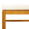 The Living Store Gartenhocker mit Kissen 65x65x29 cm Produktbild-Vorschau 8