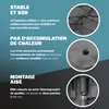 KINGSLEEVE Ombrellone XXL 460x270 cm Protezione UV 80+ Anteprima dell’immagine prodotto 12