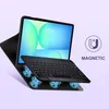 A tablet with a keyboard case is shown, with glowing blue effects around the keyboard, suggesting magnetic attachment. Anteprima dell’immagine prodotto