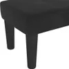 vidaXL Lavica čierna 100x30x30 cm Velvet Náhľad obrázku produktu 5