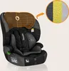 A car seat with a diagram showing its layered construction. Produktbild-Vorschau
