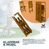 CASARIA® Balkonmöbel Set 2 Personen Wetterfest Klappbar Produktbild-Vorschau 3