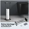 doporro Toilettenpapierhalter Stehend Klopapierhalter mit Produktbild-Vorschau 6