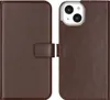 Selencia Echtleder Klapphülle iPhone 14 - Braun Produktbild-Vorschau 1