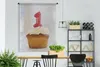 MuchoWow® Wandteppich Wandbehang Ein Törtchen mit der Produktbild-Vorschau 3