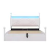 Metallbett 140x190 cm mit LED & USB Type-C, Doppelbett mit Produktbild-Vorschau 6