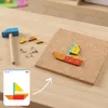 HABA Hammer-Nagelspiel: Geo-Formen – Holzspielzeug mit Produktbild-Vorschau 2