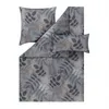 Estella Mako-Satin Bettwäsche Malou grau 135x200 cm + 80x80 Produktbild-Vorschau 2