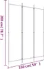 vidaXL paravento 3 pezzi antracite 150x200 cm tessuto - Anteprima dell’immagine prodotto 15