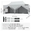 VEVOR Pavillon 304,8x609,6x320cm Gartenzelt 500D Produktbild-Vorschau 8