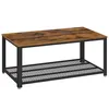 Stolik kawowy VASAGLE z dużą półką, 106,2 x 45 x 60,2 cm, Podgląd zdjęcia produktu 7